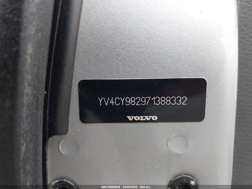 2007 Volvo Xc90 3.2 VIN: YV4CY982971388332 Lot: 43565948