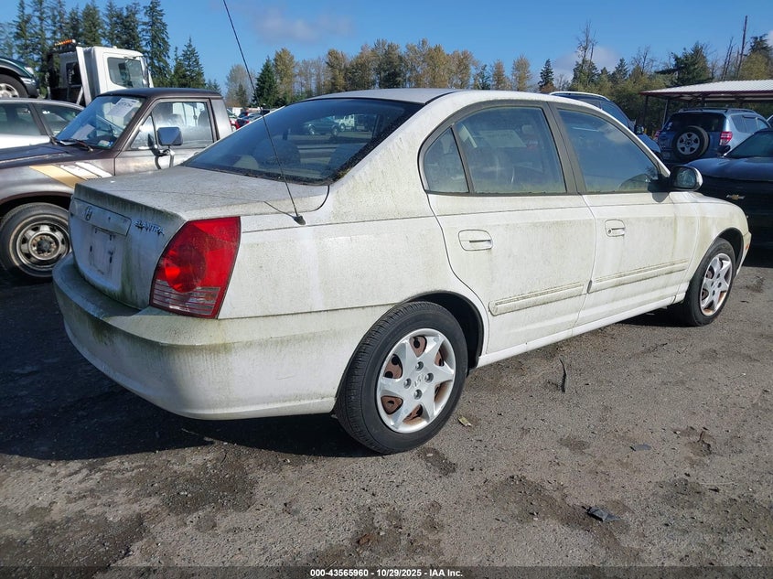 KMHDN46D25U124724 2005 HYUNDAI ELANTRA photo no. 4