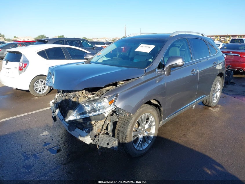 2T2BK1BA1DC185522 2013 LEXUS RX photo no. 2