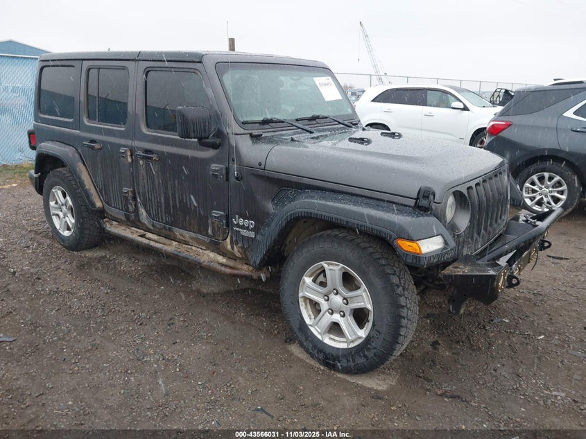 2018 JEEP WRANGLER UNLIMITED SPORT 4X4 - 1C4HJXDG1JW187263