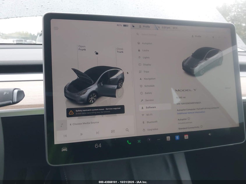 2024 Tesla Model Y Long Range Dual Motor All-Wheel Drive/Rwd VIN: 7SAYGDEDXRF019531 Lot: 43566181