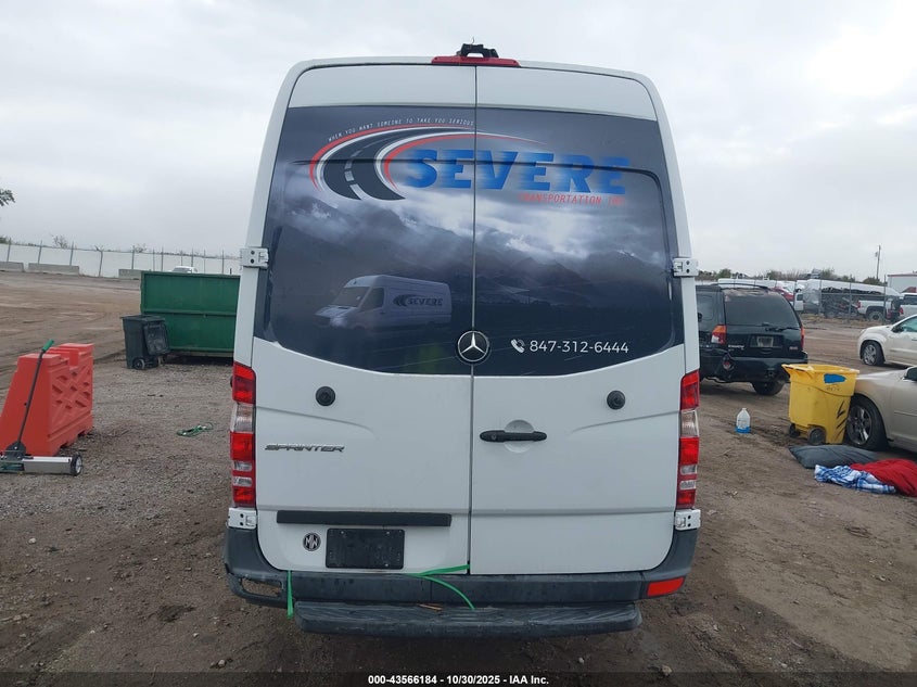 2017 Mercedes-Benz Sprinter 2500 High Roof V6 VIN: WD3PE8CD0HP570106 Lot: 43566184