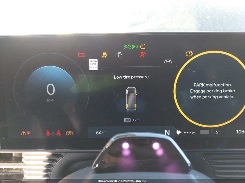 2025 Hyundai Ioniq 5 Sel VIN: 7YAKN4DA4SY011620 Lot: 43566220