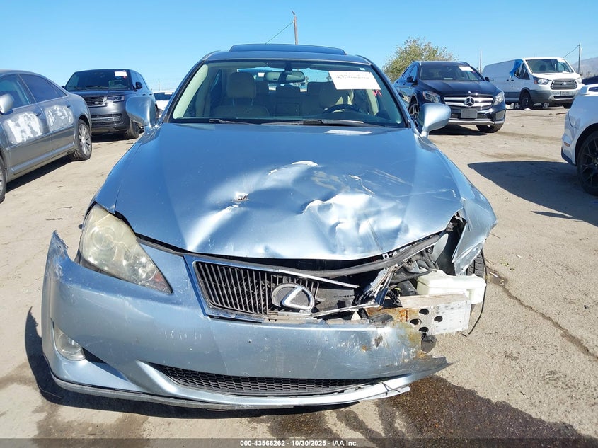 2008 Lexus Is 250 VIN: JTHBK262X82070031 Lot: 43566262