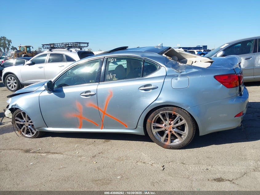 2008 Lexus Is 250 VIN: JTHBK262X82070031 Lot: 43566262