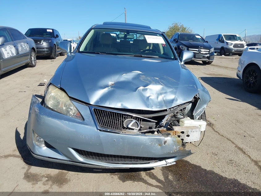 2008 Lexus Is 250 VIN: JTHBK262X82070031 Lot: 43566262