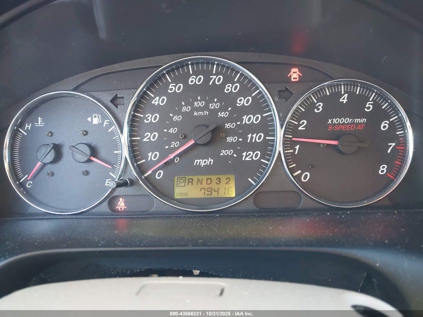 2004 Mazda Mpv Lx VIN: JM3LW28AX40531286 Lot: 43566331