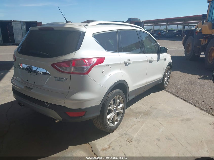 Vin: 1fmcu0jx2eue46868, lot: 44061401, ford escape titanium 20144