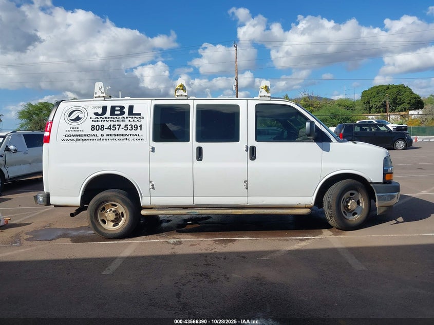 2021 Chevrolet Express Cargo Rwd 2500 Regular Wheelbase Wt VIN: 1GCWGAFP2M1217890 Lot: 43566390