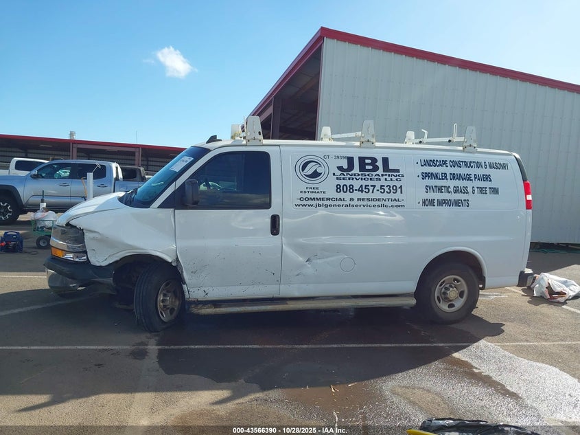 2021 Chevrolet Express Cargo Rwd 2500 Regular Wheelbase Wt VIN: 1GCWGAFP2M1217890 Lot: 43566390