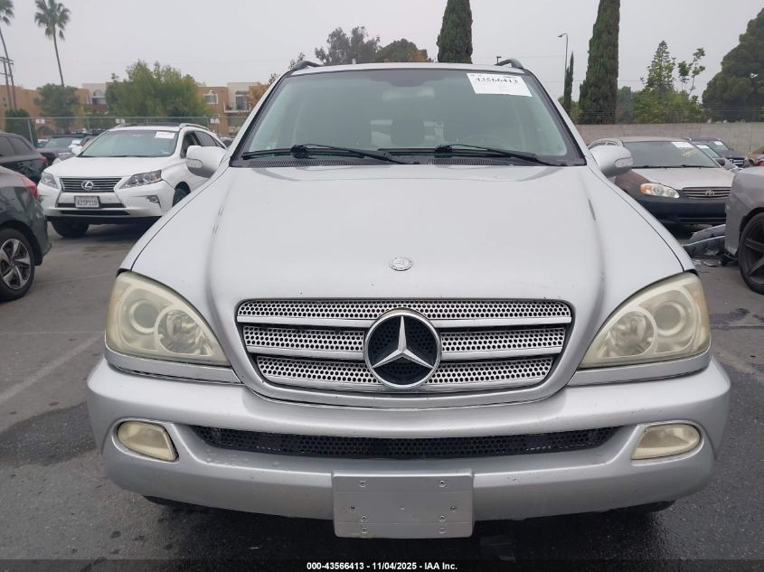 2003 Mercedes-Benz Ml 500 VIN: 4JGAB75E63A407729 Lot: 43566413