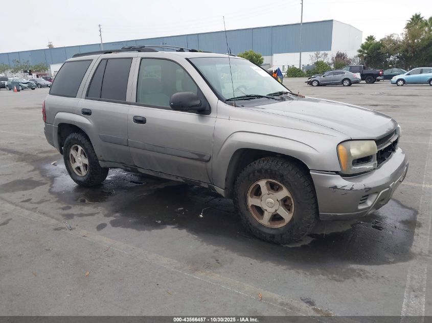 CHEVROLET TRAILBLAZER 2005. Lot# 43566457. VIN 1GNDS13S652134531. Photo 1