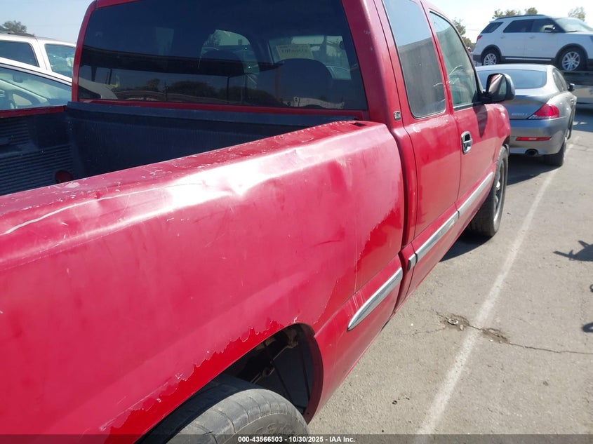 2001 GMC Sierra 1500 Sle VIN: 2GTEC19T011266589 Lot: 43566503