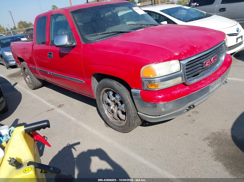 2001 GMC Sierra 1500 Sle VIN: 2GTEC19T011266589 Lot: 43566503