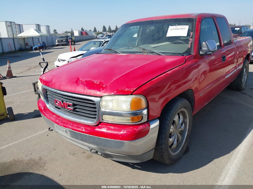 2001 GMC Sierra 1500 Sle VIN: 2GTEC19T011266589 Lot: 43566503