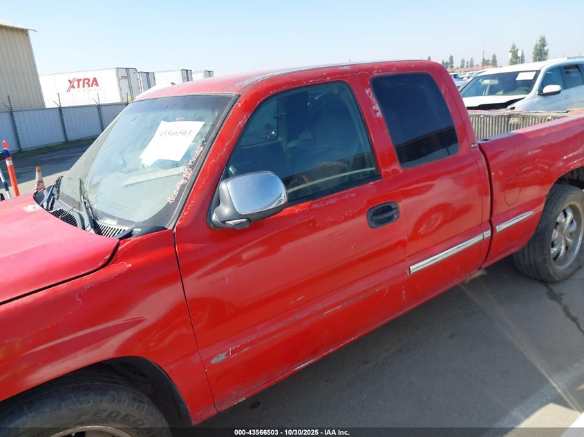2001 GMC Sierra 1500 Sle VIN: 2GTEC19T011266589 Lot: 43566503
