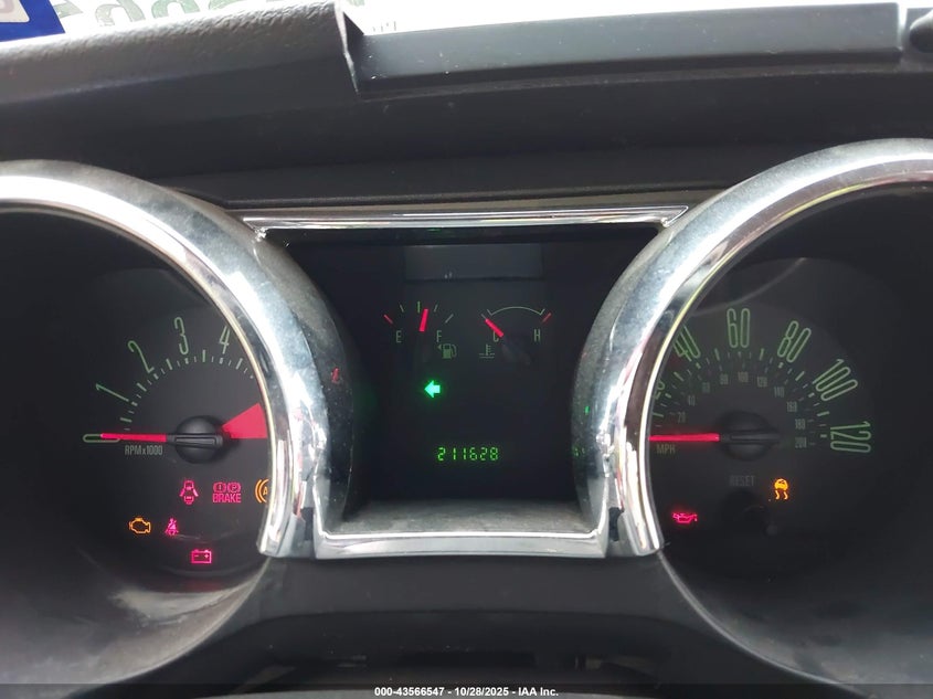 2007 Ford Mustang V6 Deluxe/V6 Premium VIN: 1ZVFT80NX75211955 Lot: 43566547