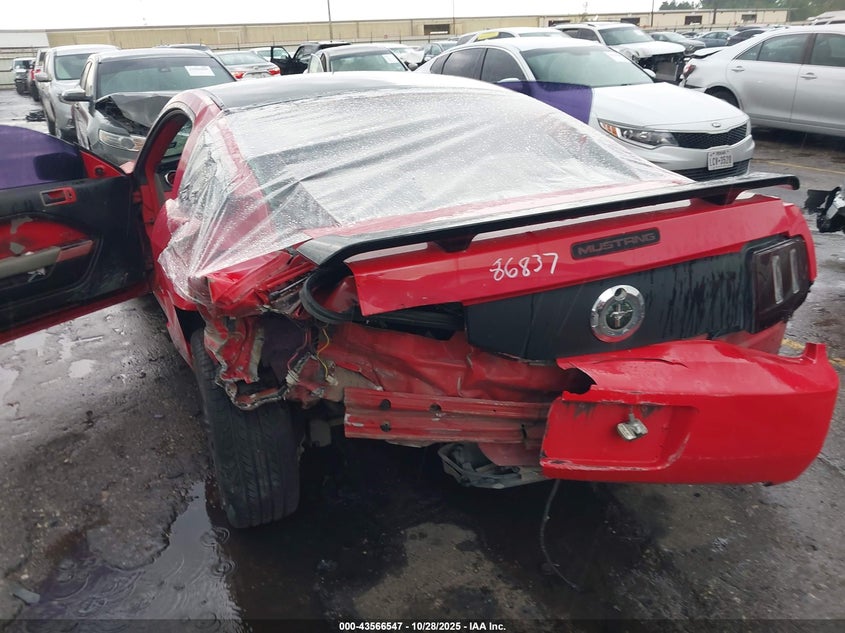 2007 Ford Mustang V6 Deluxe/V6 Premium VIN: 1ZVFT80NX75211955 Lot: 43566547