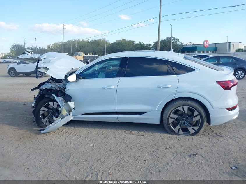 2023 Audi E-Tron Sportback Premium Plus S Line Quattro VIN: WA12AAGE9PB007941 Lot: 43566549