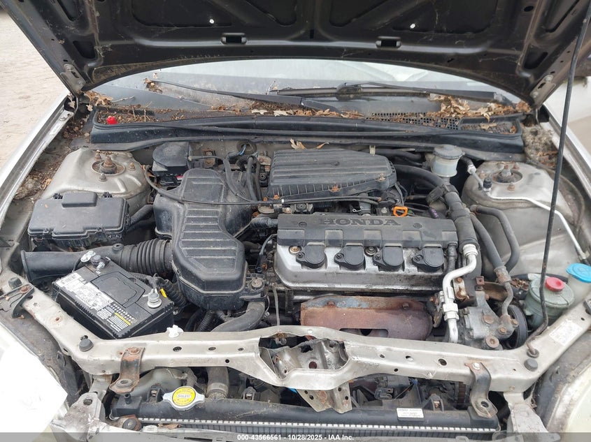 2003 Honda Civic Lx VIN: 1HGES16513L033148 Lot: 43566561