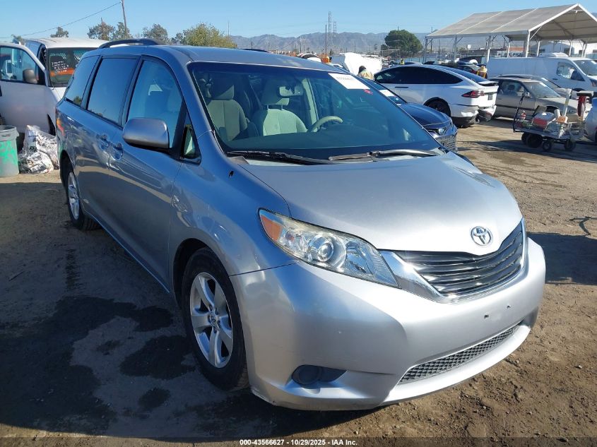 TOYOTA SIENNA LE V6 8 PASSENGER