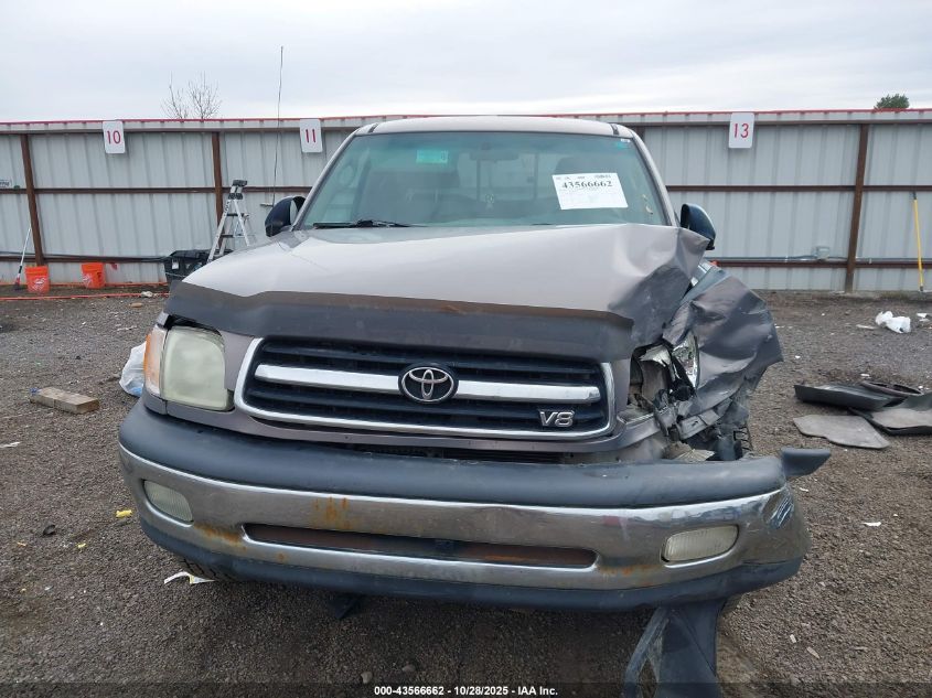2002 Toyota Tundra Sr5 V8 VIN: 5TBRT34142S265810 Lot: 43566662
