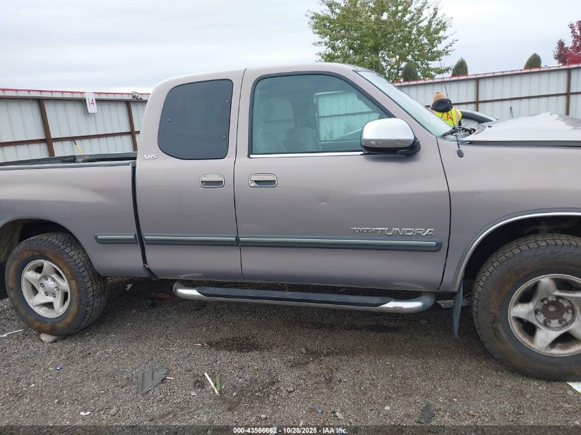 2002 Toyota Tundra Sr5 V8 VIN: 5TBRT34142S265810 Lot: 43566662