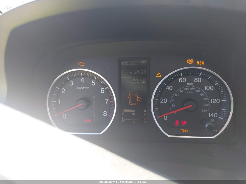 2009 Honda Cr-V Ex-L VIN: JHLRE38729C001810 Lot: 43566711