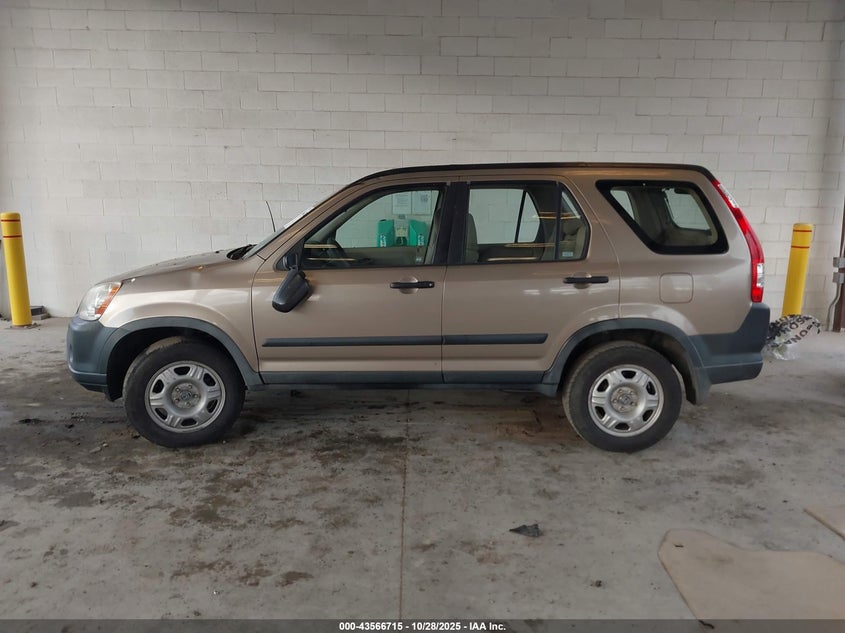 2005 Honda Cr-V Lx VIN: JHLRD68515C013492 Lot: 43566715