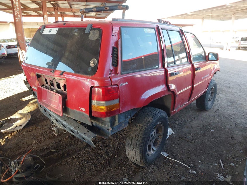 1J4GZ78Y2VC765055 1997 JEEP GRAND CHEROKEE photo no. 4