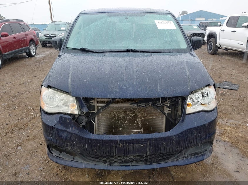 2013 DODGE GRAND CARAVAN SE 2C4RDGBG8DR763300