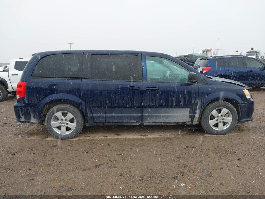 2013 DODGE GRAND CARAVAN SE 2C4RDGBG8DR763300