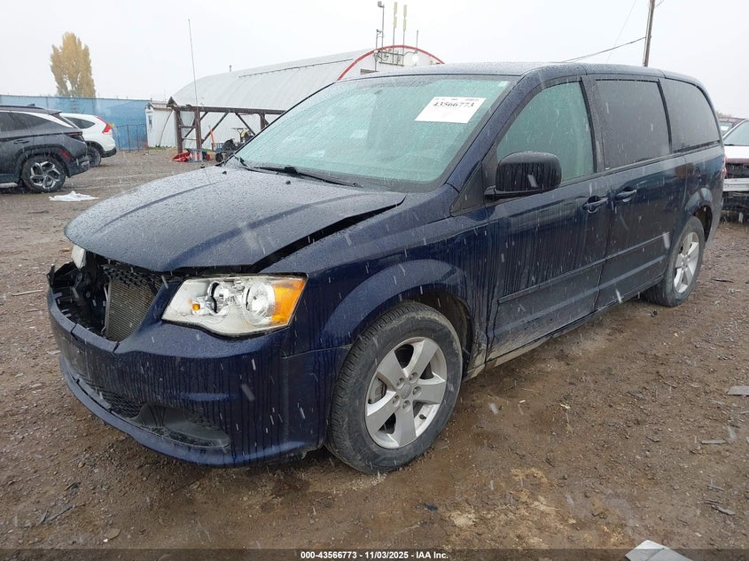 2013 DODGE GRAND CARAVAN SE 2C4RDGBG8DR763300