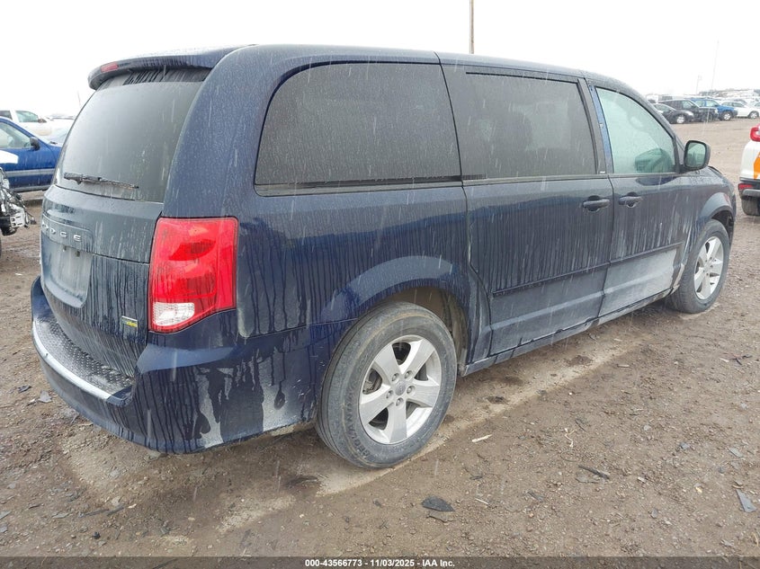 2013 DODGE GRAND CARAVAN SE 2C4RDGBG8DR763300