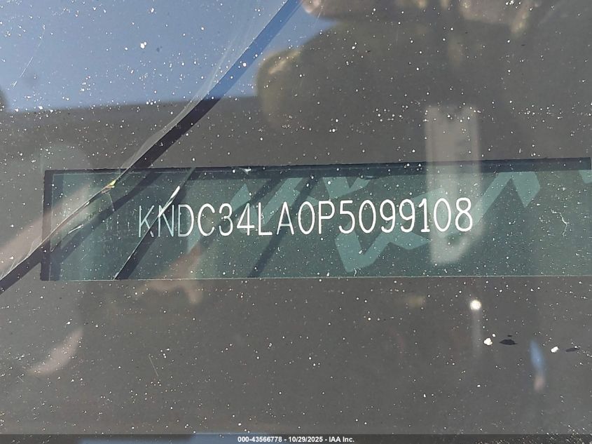 2023 Kia Ev6 Wind VIN: KNDC34LA0P5099108 Lot: 43566778