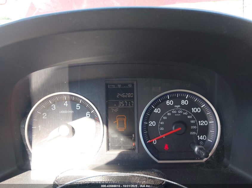 2009 Honda Cr-V Ex VIN: 3CZRE38559G705616 Lot: 43566810