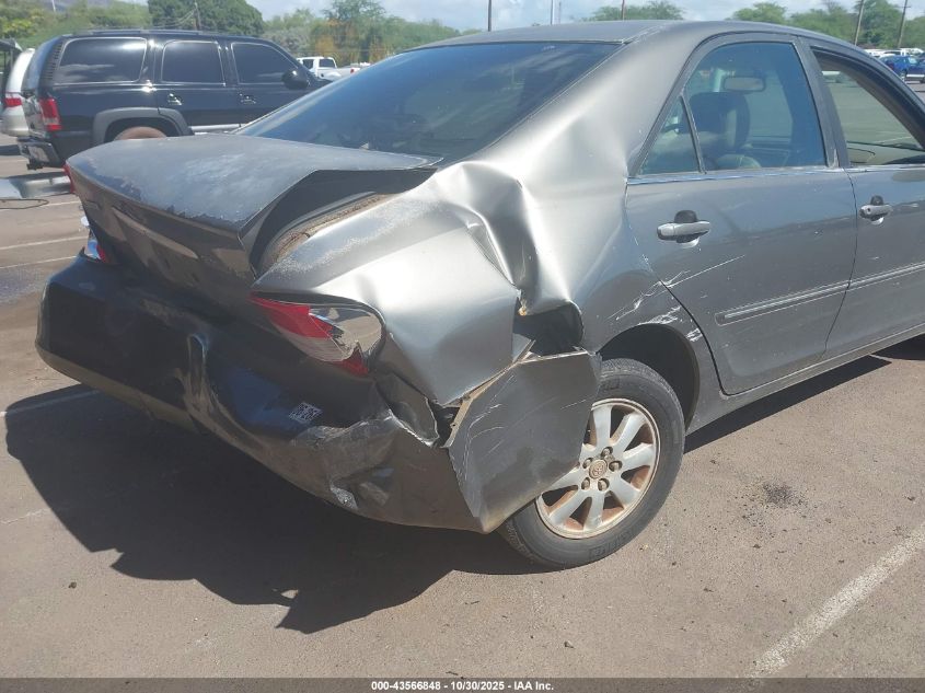 2004 Toyota Camry Le/Se/Xle VIN: JTDBE30K540284180 Lot: 43566848