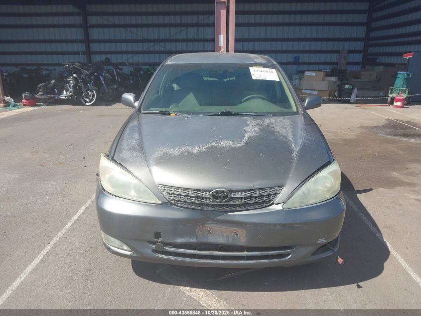 2004 Toyota Camry Le/Se/Xle VIN: JTDBE30K540284180 Lot: 43566848