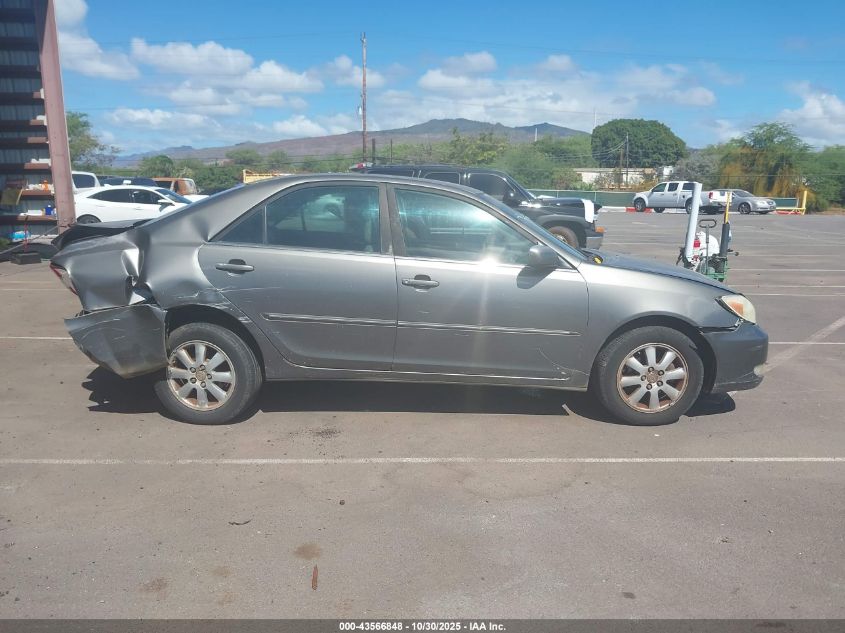2004 Toyota Camry Le/Se/Xle VIN: JTDBE30K540284180 Lot: 43566848
