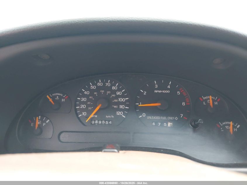 1998 Ford Mustang VIN: 1FAFP4442WF250457 Lot: 43566860