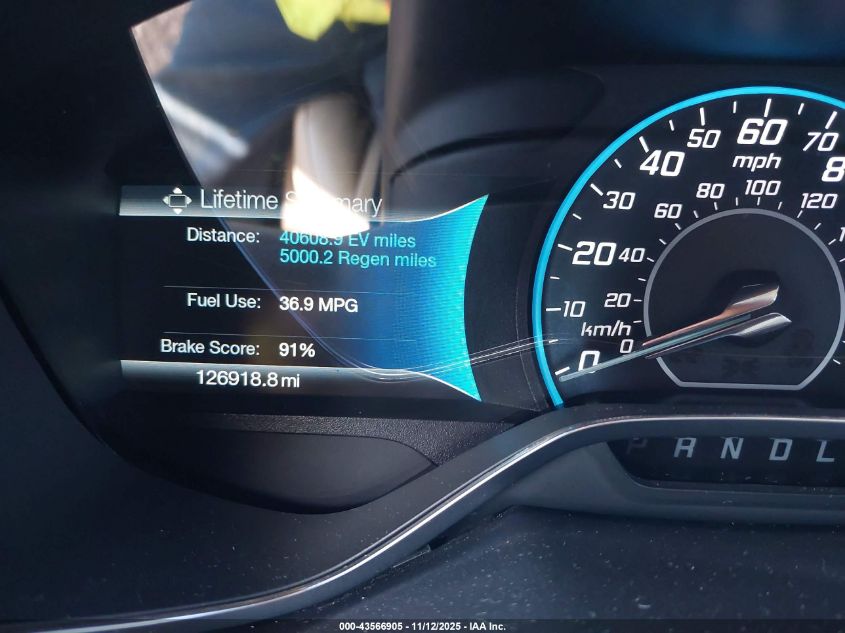 2013 Ford C-Max Hybrid Sel VIN: 1FADP5BU6DL530249 Lot: 43566905