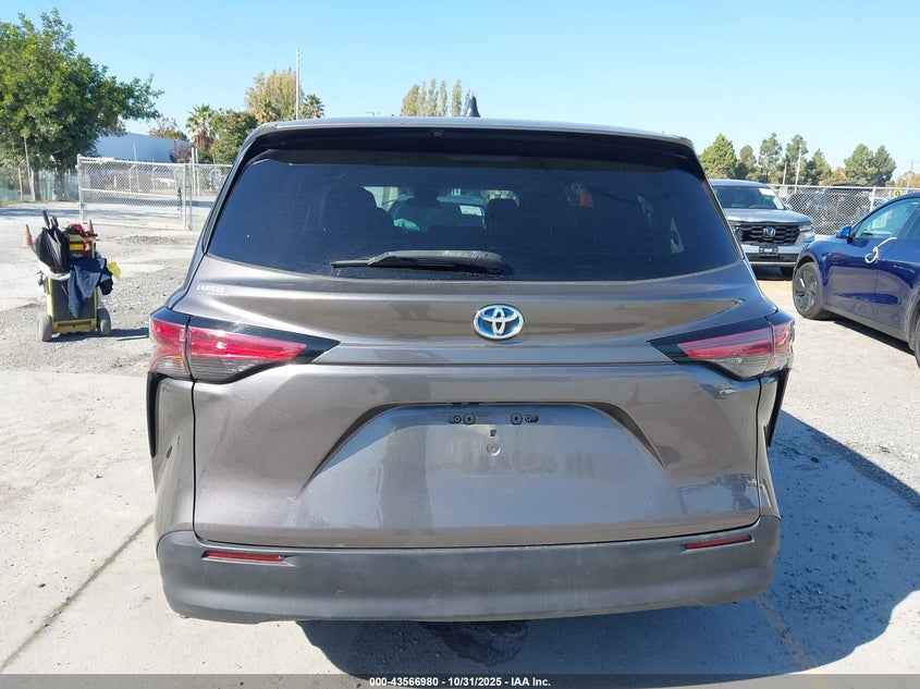 2021 Toyota Sienna Le VIN: 5TDKRKEC9MS027973 Lot: 43566980