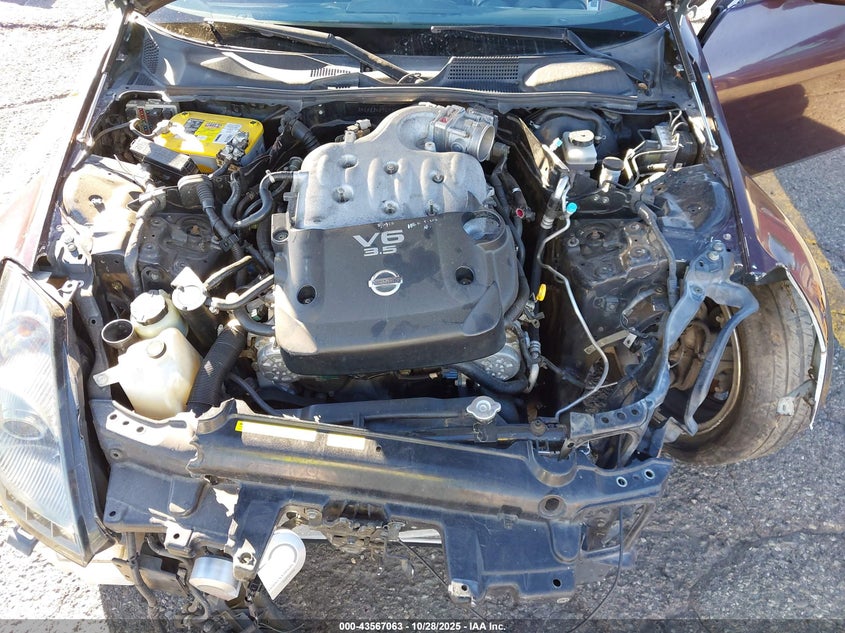 2006 Nissan 350Z VIN: JN1AZ34D76M308361 Lot: 43567063