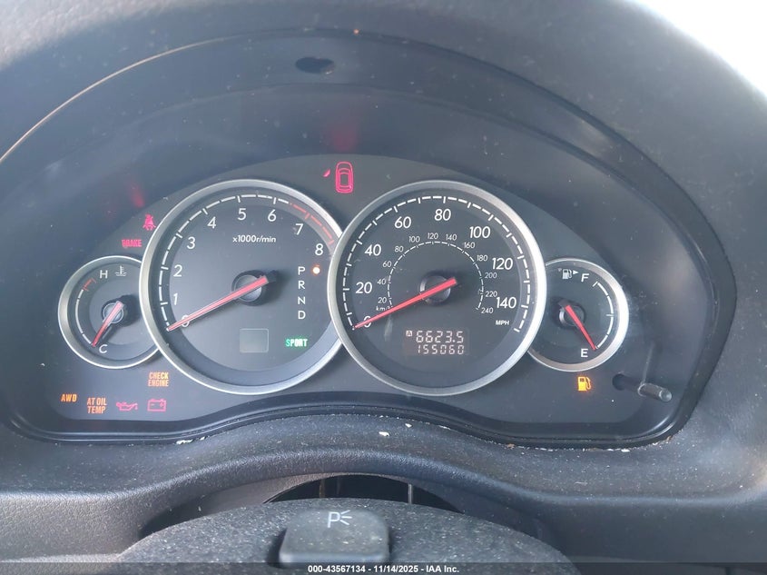 2006 Subaru Legacy 2.5I VIN: 4S3BL626067213437 Lot: 43567134