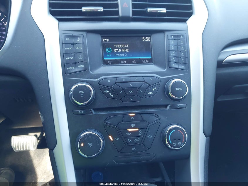 2015 Ford Fusion S VIN: 3FA6P0G73FR163314 Lot: 43567166