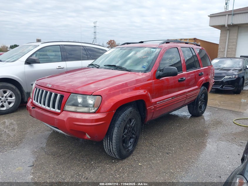 1J4GW48N44C240431 2004 JEEP GRAND CHEROKEE photo no. 2