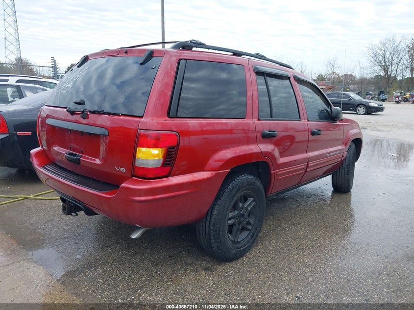 1J4GW48N44C240431 2004 JEEP GRAND CHEROKEE photo no. 4