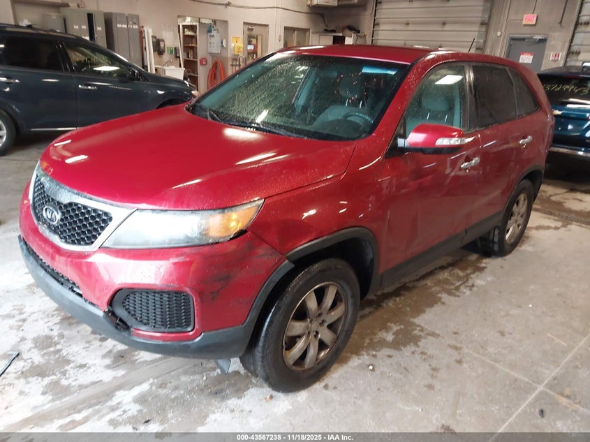 Vin: 5xykt3a12bg031871, lot: 44062308, kia sorento lx 20112
