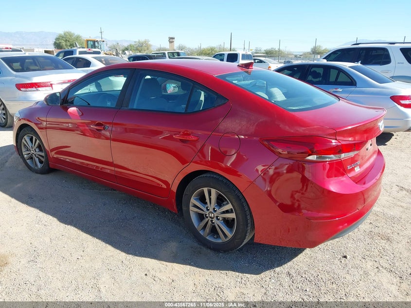 5NPD84LF5JH291732 2018 HYUNDAI ELANTRA photo no. 3