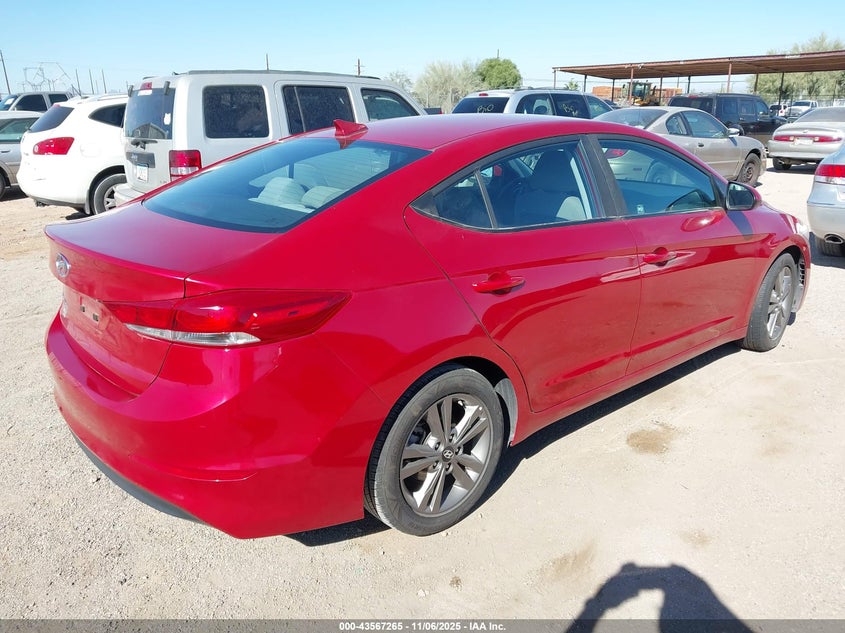 5NPD84LF5JH291732 2018 HYUNDAI ELANTRA photo no. 4